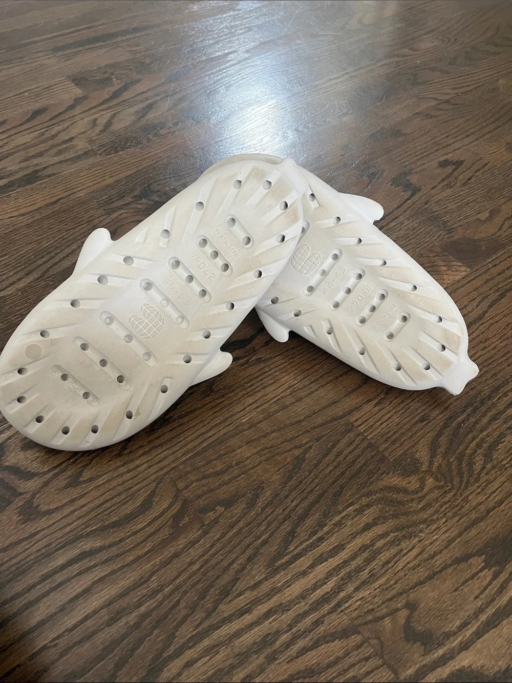 Grey Shark Slides, Cloud Slippers